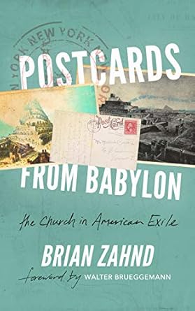 book cover with postcards and pics of babylon