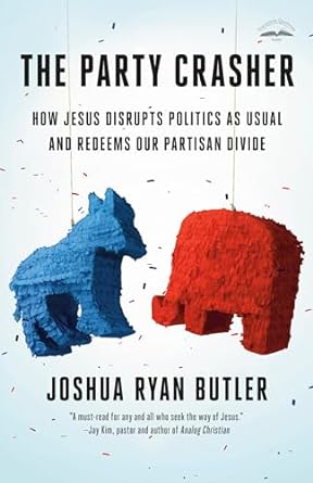 party crasher book cover with two pinatas of the political animals